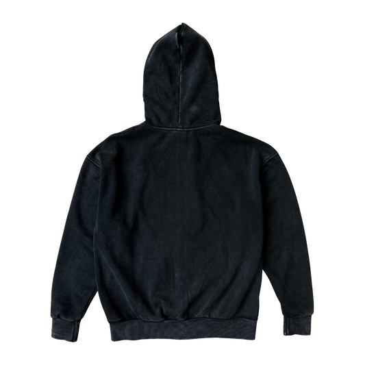 UNIFORM 0 ZIP HOODIE [BLACK]